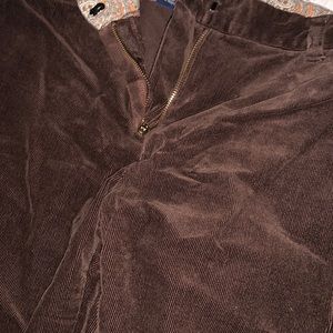 brown cordaroy pants